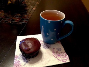 Tea and cupcake again!