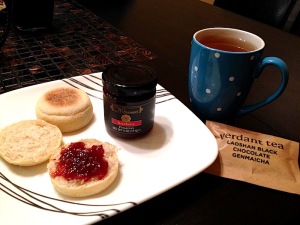 English muffins, with the preserves!